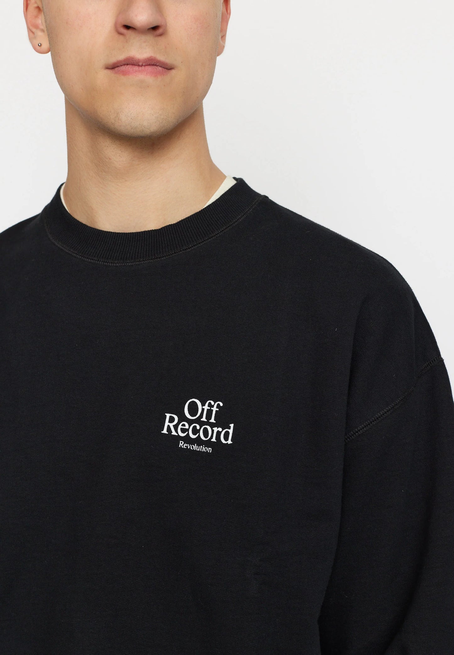 Sudadera Printed Rec - black