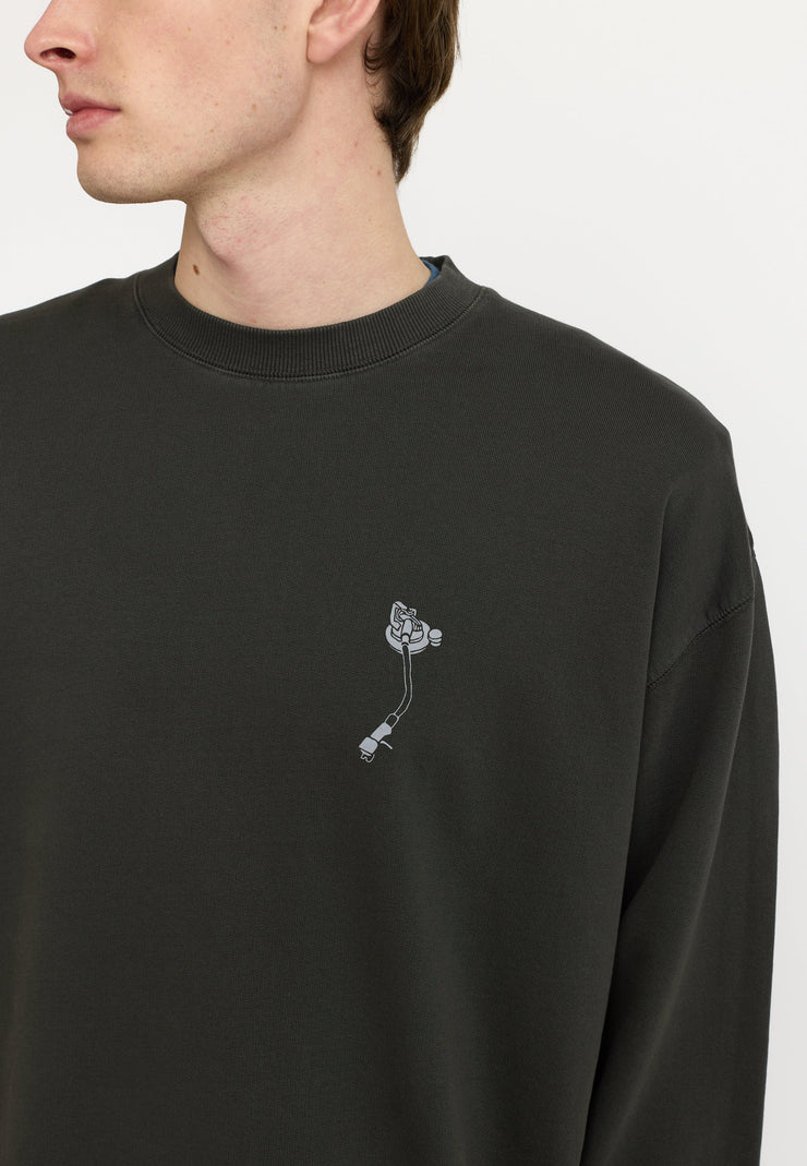 Sudadera Printed Tun - black