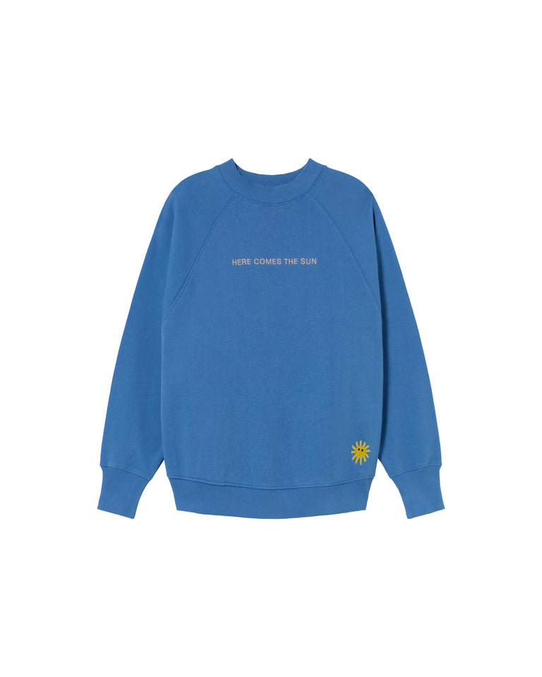 Sudadera Here Comes the Sun - heritage blue