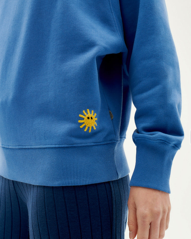 Sudadera Here Comes the Sun - heritage blue