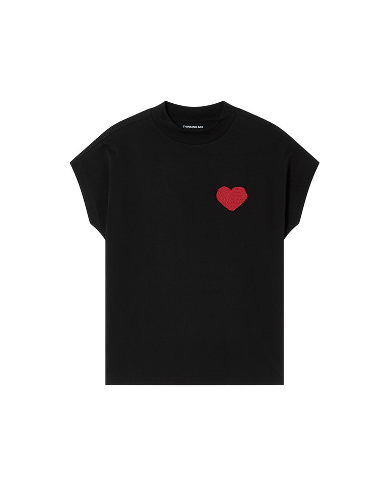 Camiseta negra heart Volta