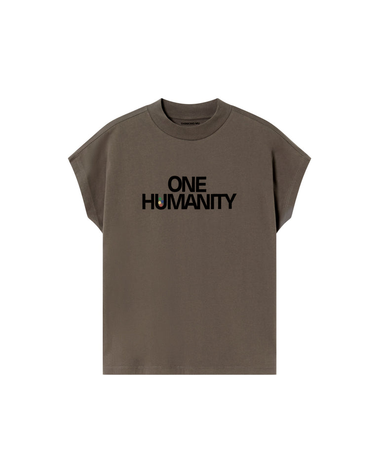 Camiseta gris One humanity Volta