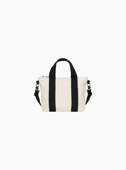 bolso rains tote bag micro dune beige arena impermeable unisex