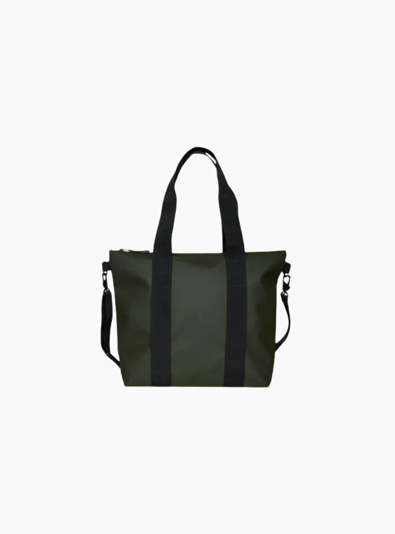 bolso rains tote bag mini green verde impermeable unisex