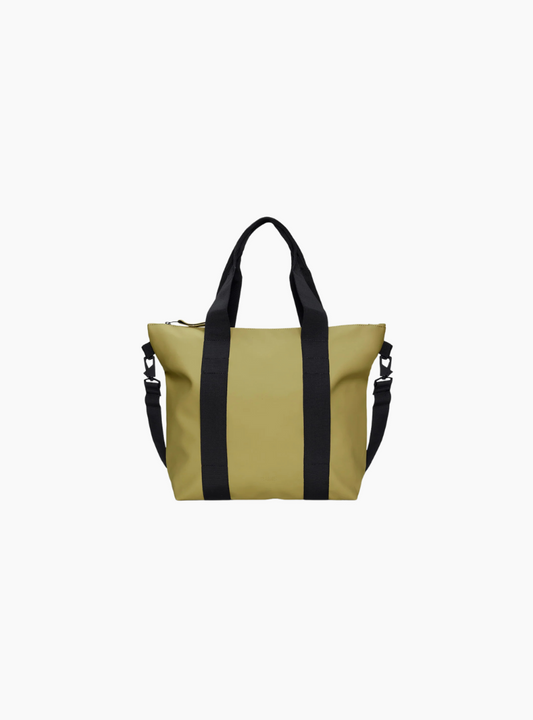 bolso rains tote bag mini khaki verde impermeable unisex