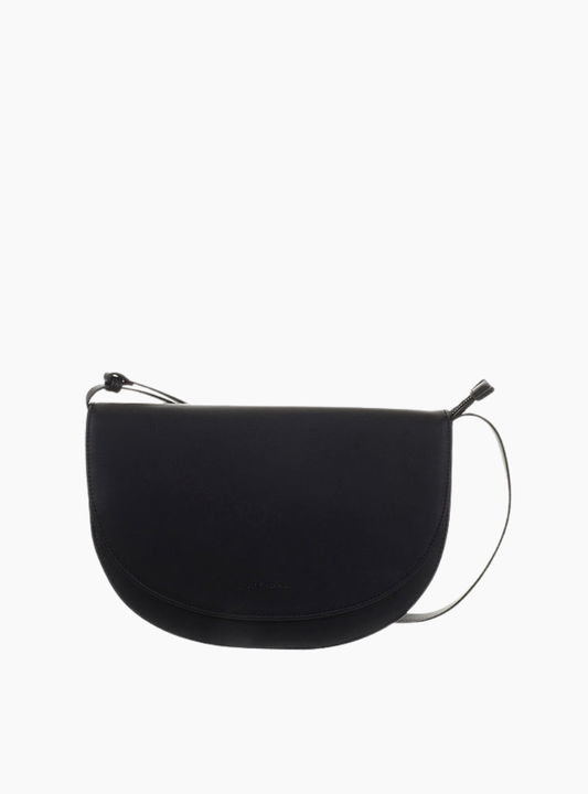 Bolso Soma Half Moon Black Monk & Anna bandolera cuero vegano reciclado