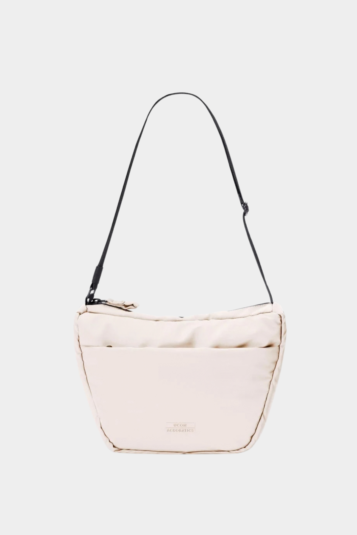 Bolso Ucon Acrobatics Adam Half-Moon Mini Light Apricot acolchado y repelente al agua