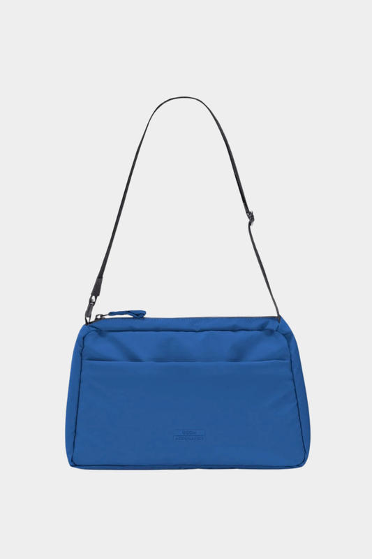 Bolso de hombro Ucon Emi Puffy Royal Blue acolchado, con correa ajustable y diseño compacto de 3 litros