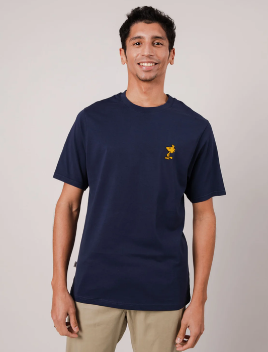 Camiseta Peanuts Woodstock - navy