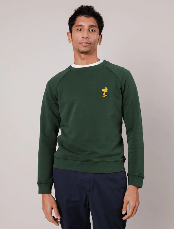 Sudadera Peanuts Woodstock - green