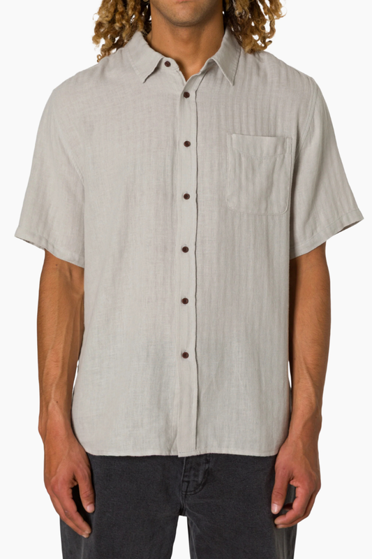 camisa katin usa alan solid mirage gris perla hombre