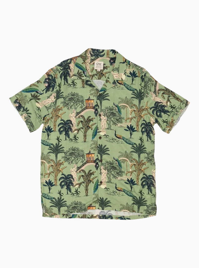 camisa otherwise aztec eco viscosa hombre estampada