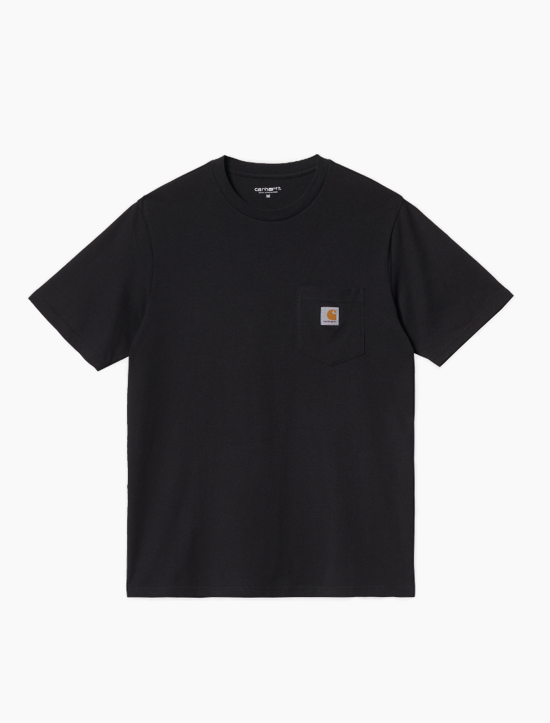 Camiseta S/S Pocket - black