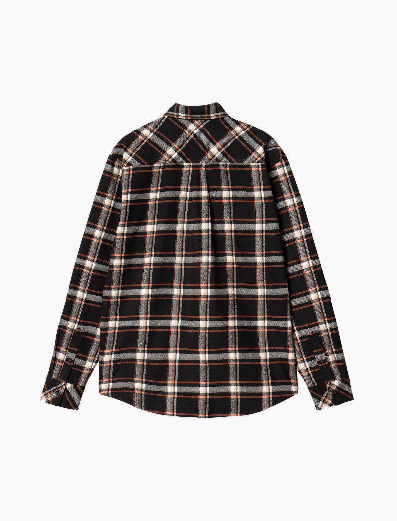 Camisa L/S BARTEN - BLACK