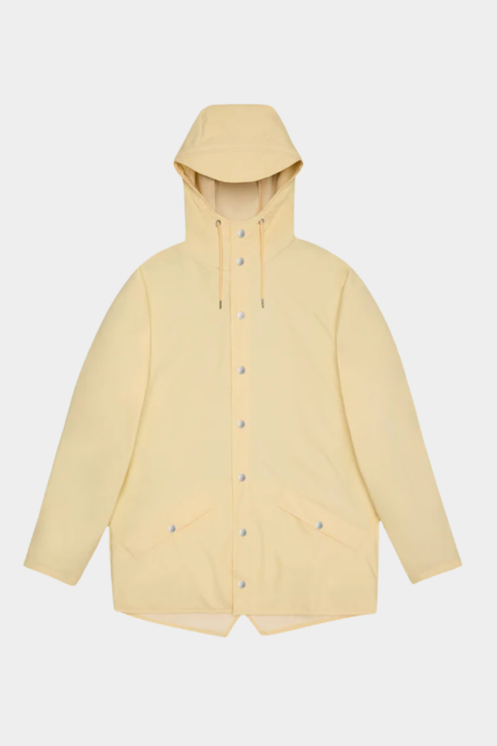 chubasquero unisex jacket de rains en color amarillo gleam