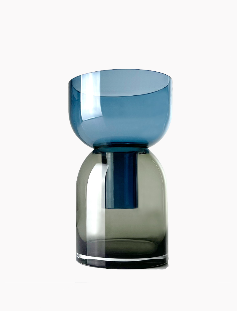 Jarrón Flip Vase Medium - blue gray