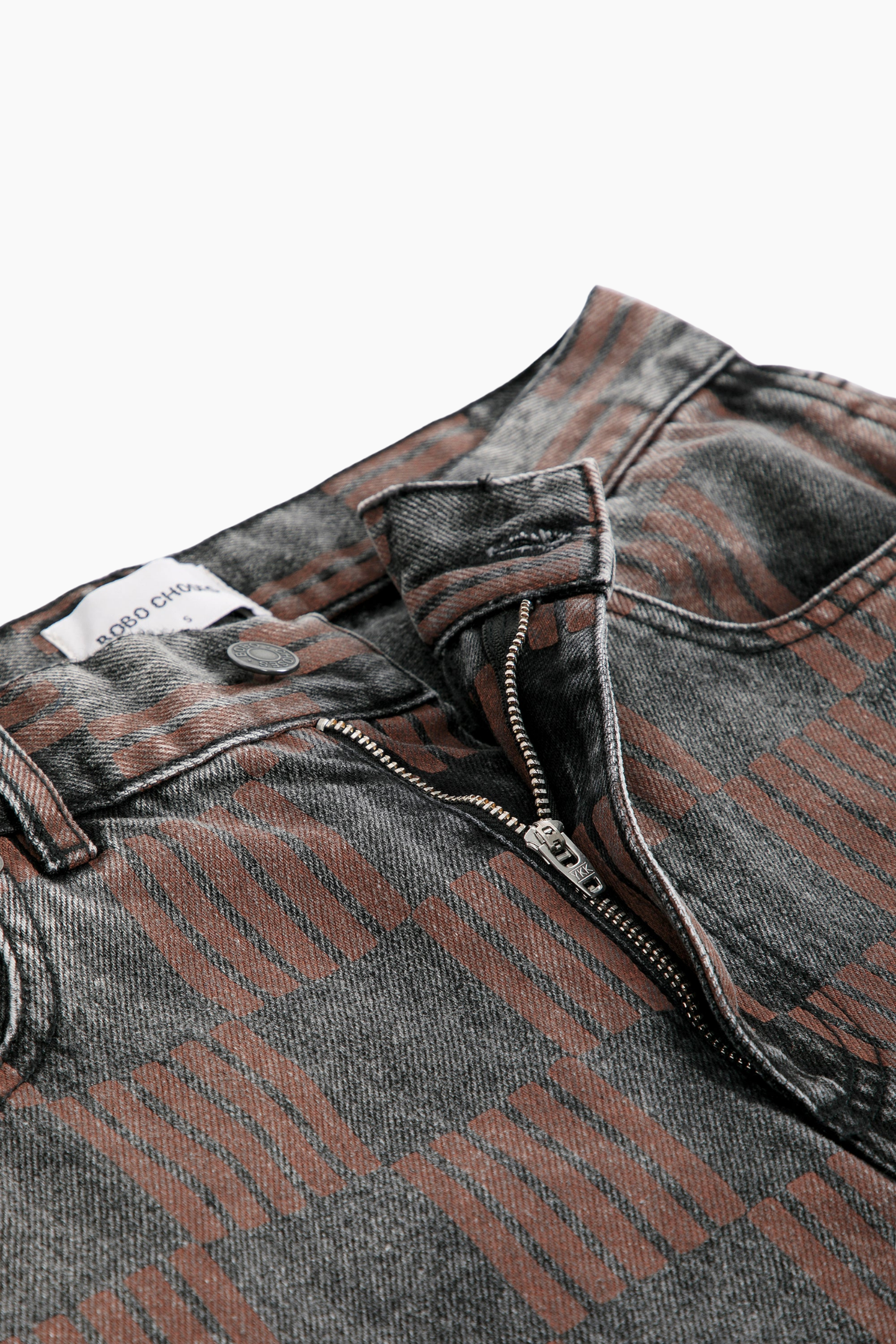 Vaqueros Mom Fit Almost Moiré