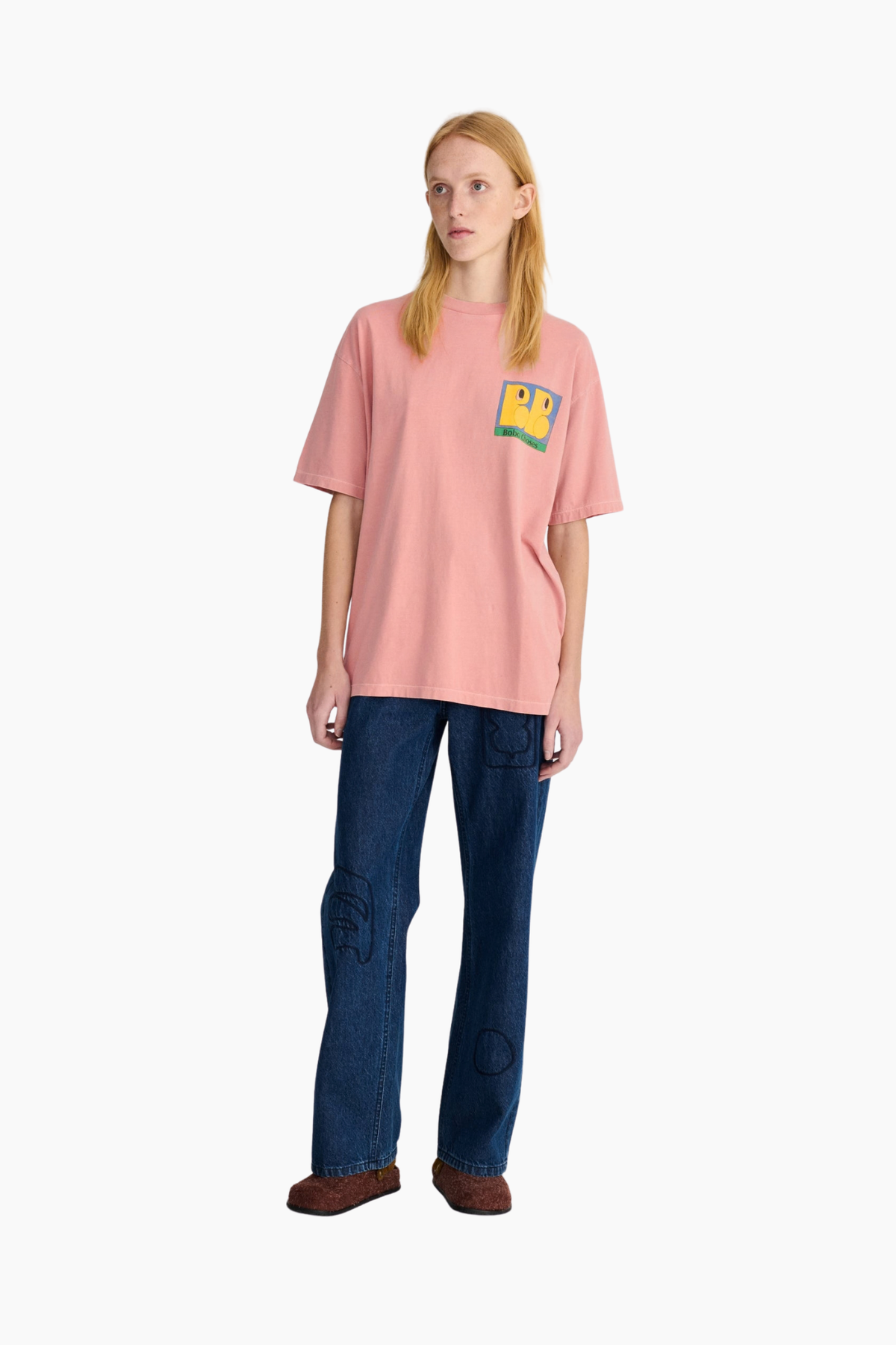 Camiseta Oversize All About Monsters - Rosa Claro