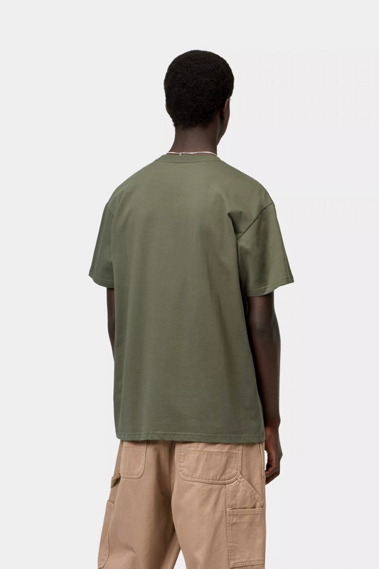 Camiseta Carhartt S/S Chase Leaf / Gold