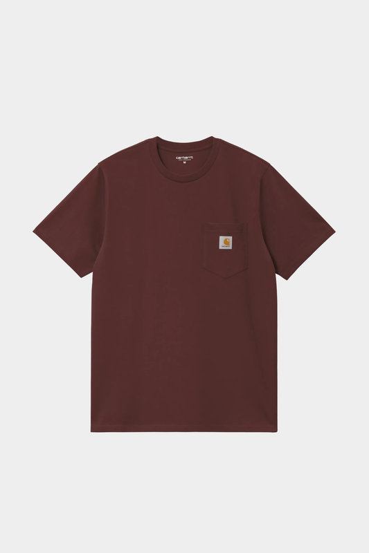 Camiseta S/S Pocket - Amarone