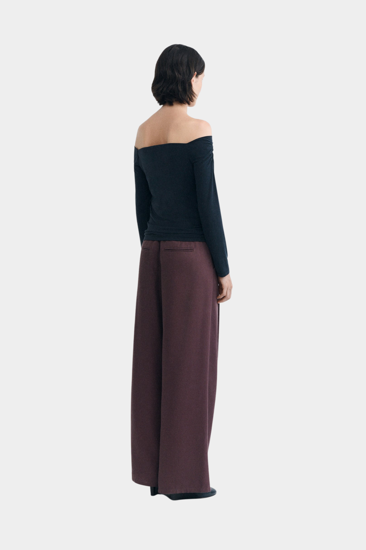 Top Off Shoulder Berta - Negro
