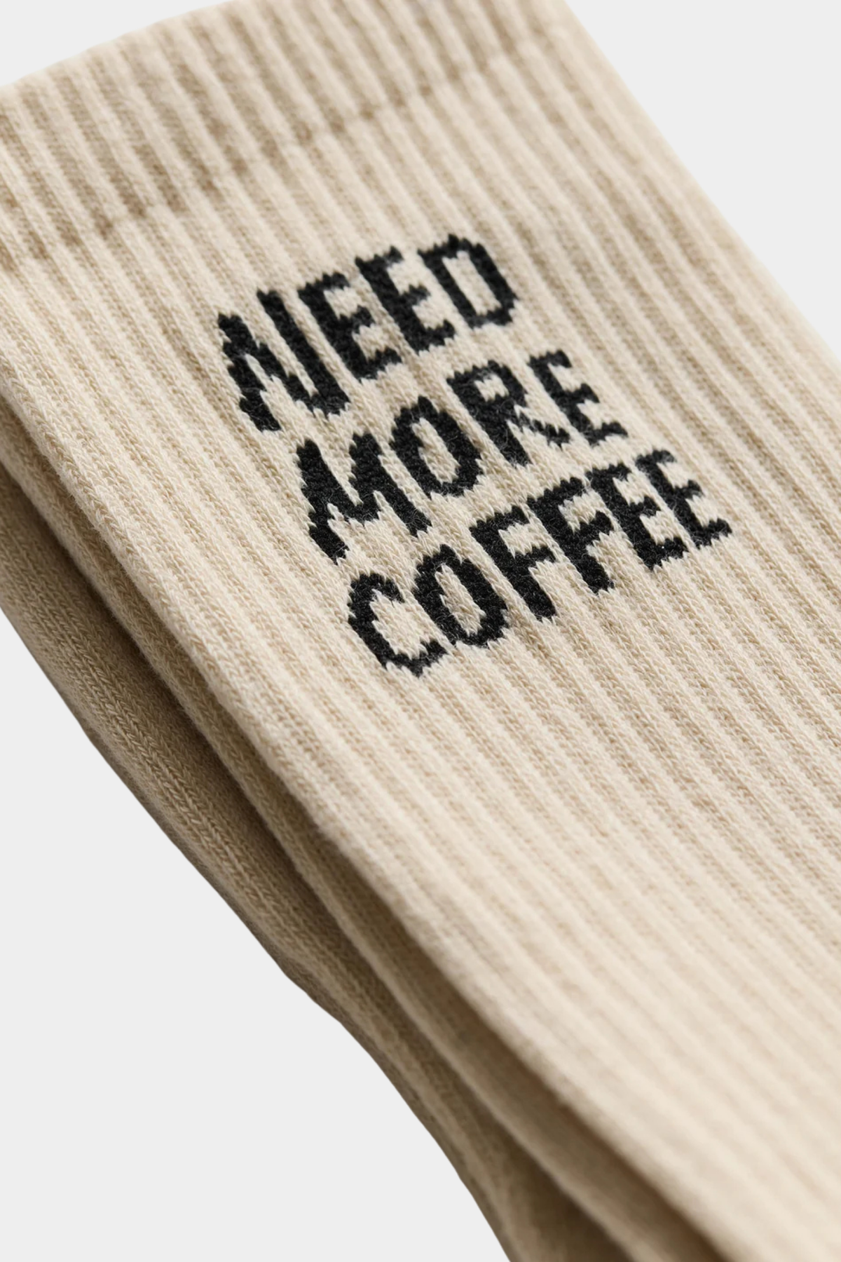 Calcetines Need More Coffee - Offwhite