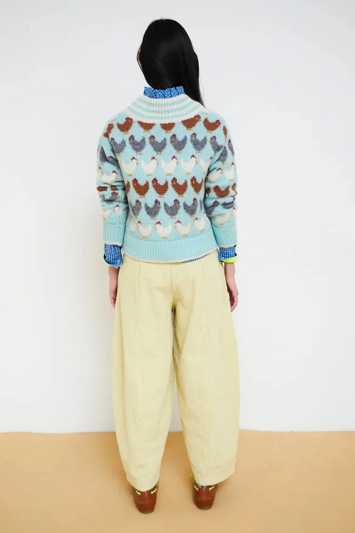 Pantalón Dado de Pana - Amarillo