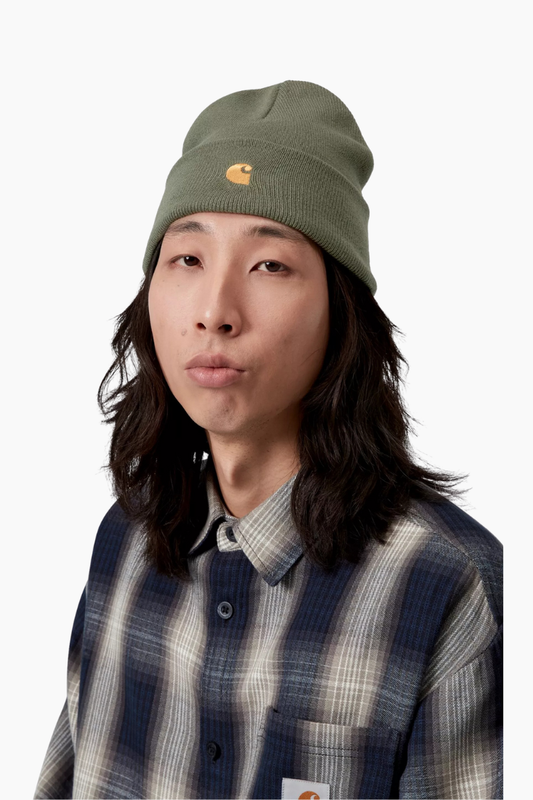 Gorro Chase Beanie Leaf Gold Carhartt WIP acrílico unisex