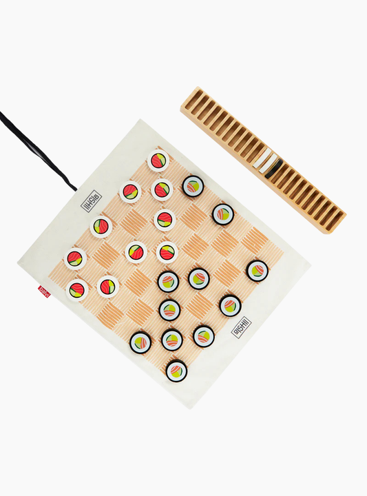 Juego de damas Damakis Balvi con piezas inspiradas en sushi