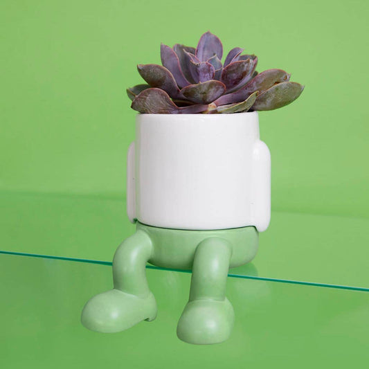 Maceta Mini Mr Dangly Balvi con patas colgantes decorativa