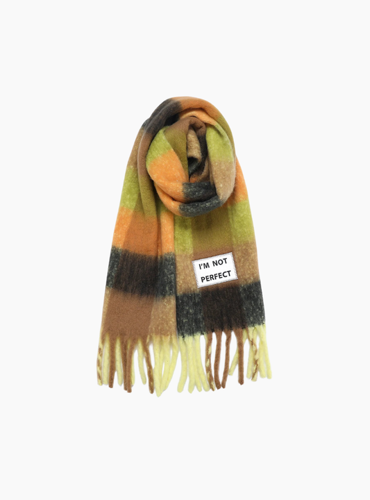 Maxibufanda I’m Not Perfect reciclada y suave Verbtodo