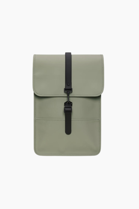 mochila rains backpack mini drift salvia grisaceo impermeable unisex