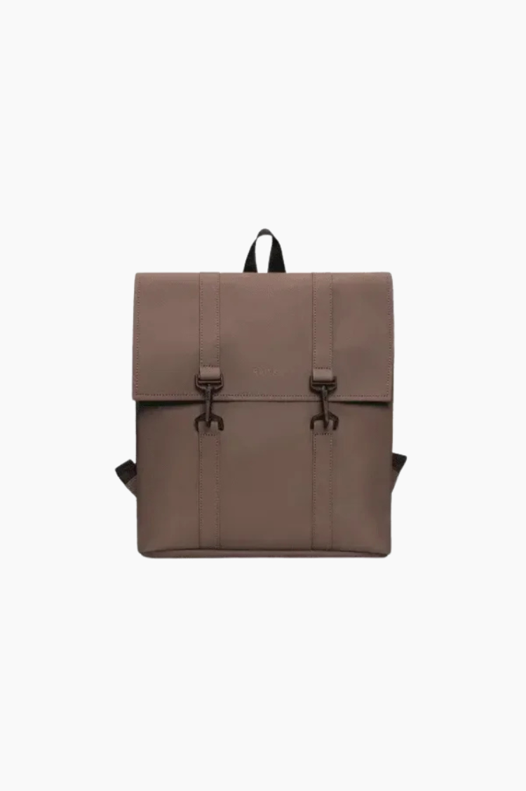 mochila rains msn mini shade marron chocolate suave impermeable unisex
