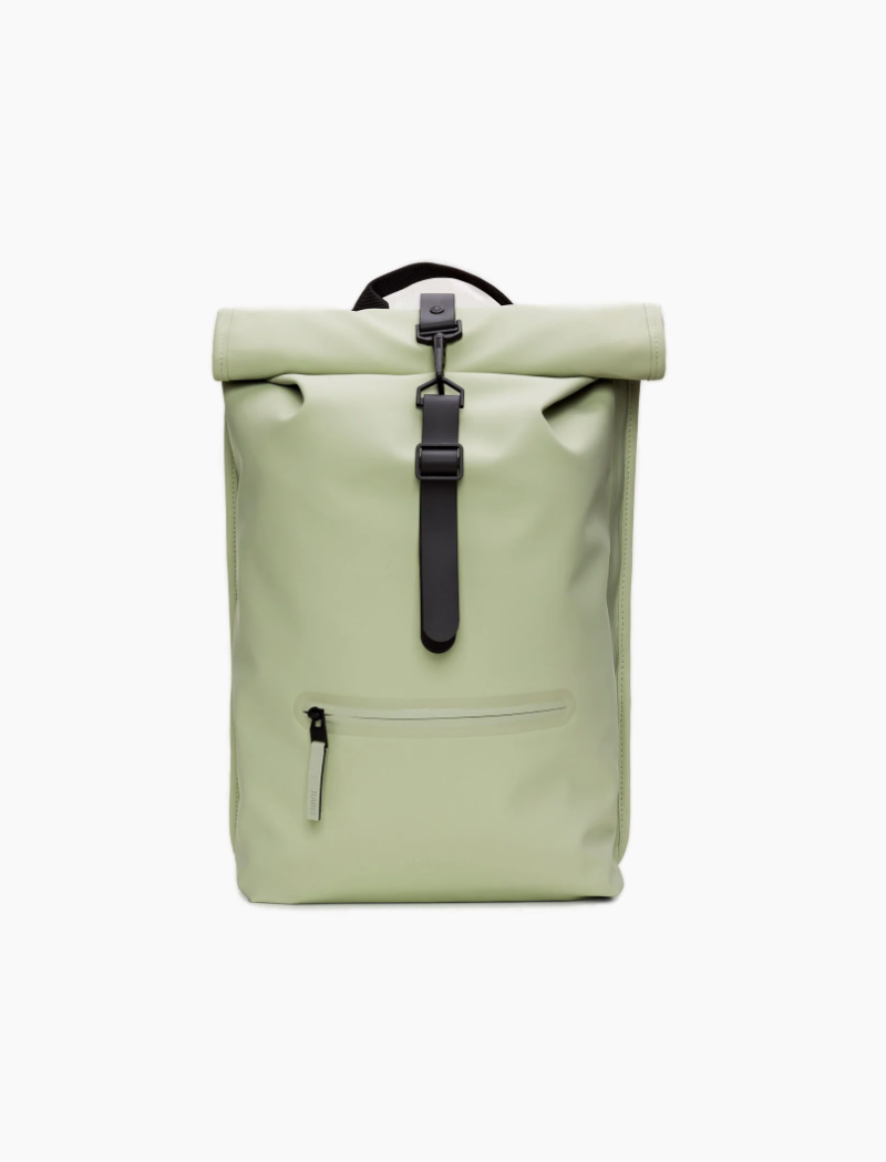 mochila rains rolltop rucksack earth verde salvia impermeable unisex