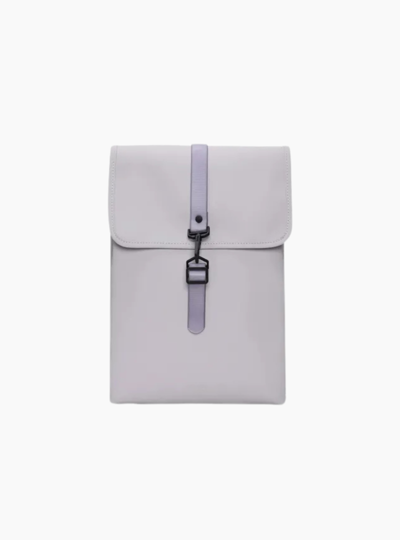 mochila rains rucksack w3 flint lila grisaceo impermeable unisex