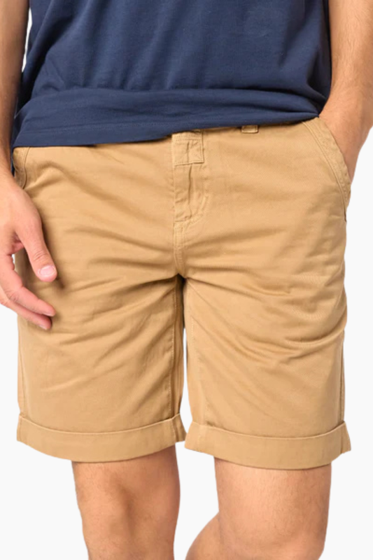 pantalon corto billybelt first horizon beige hombre algodon organico