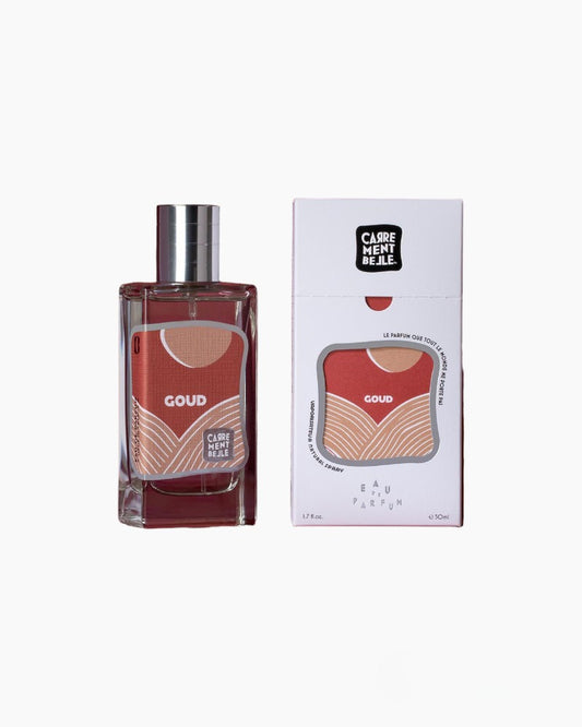 Perfume Goud de Carrément Belle 50 ml con notas de oud aquilaria, sándalo y nuez moscada unisex.