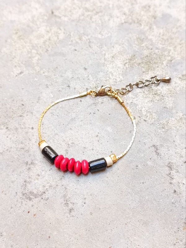 Pulsera Saura - negro