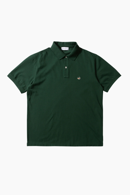 polo verde oscuro duck edmmond studios con logo bordado