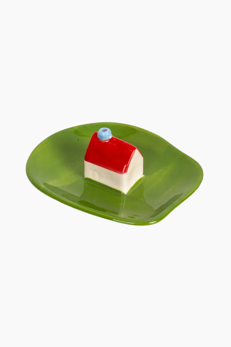 quemador incienso sweet home helio ferretti ceramica pintada mano