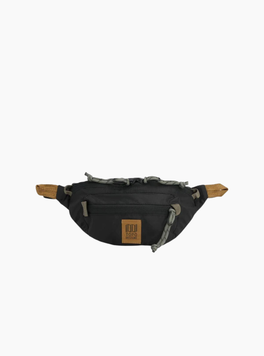 Riñonera Topo Designs Mountain Waist Pack Black Neutral reciclada