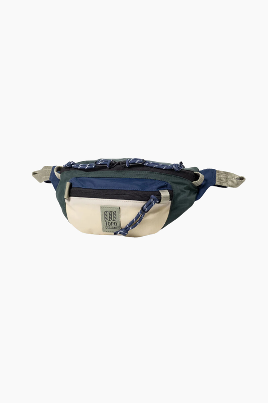 Riñonera Topo Designs Mountain Waist Pack Forest Bone White nylon reciclado