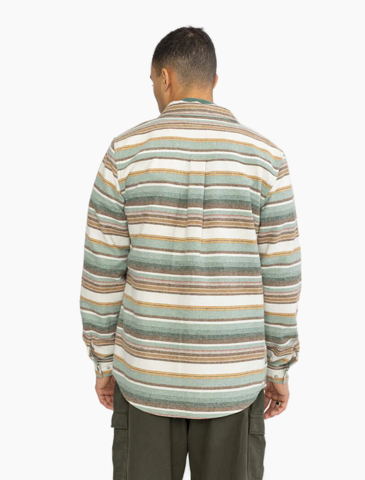 Sobrecamisa con cremallera multi - verde