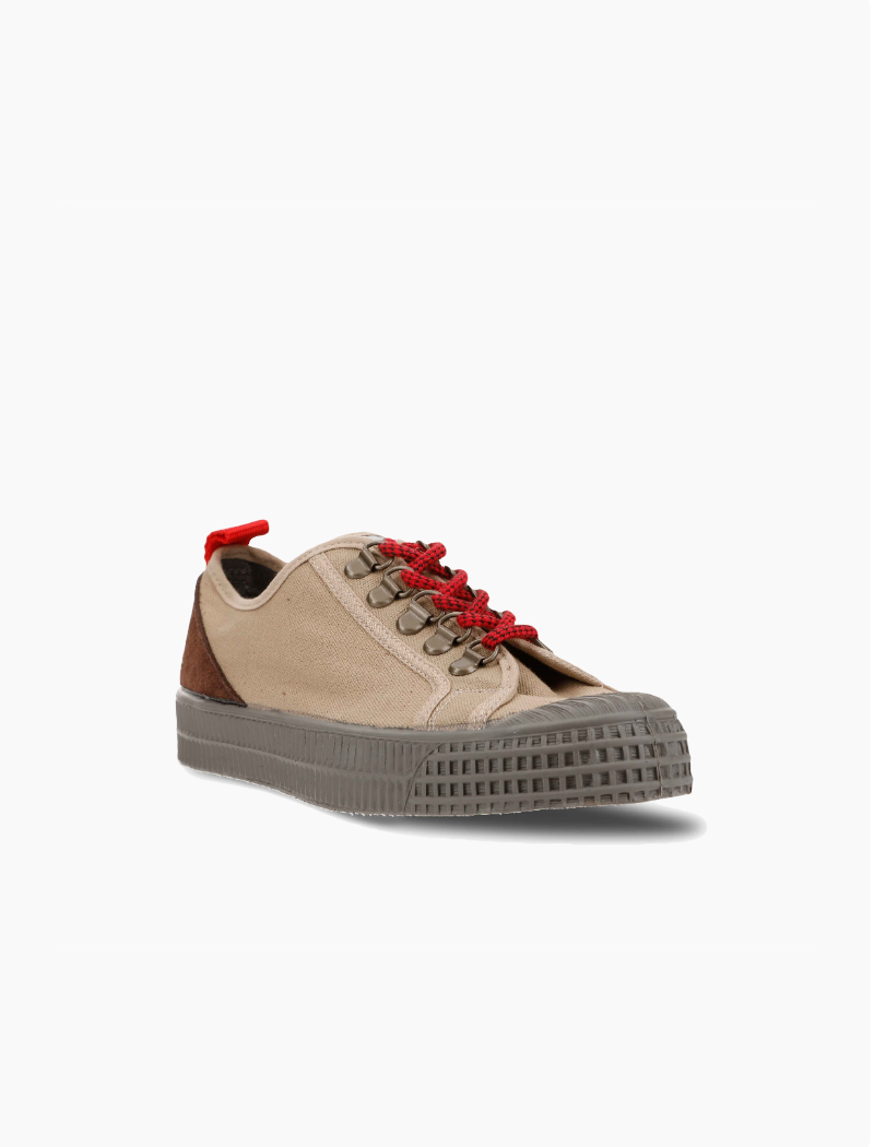 Zapatillas Novesta Star Master Hiker Sezam Grey unisex de lona y caucho natural