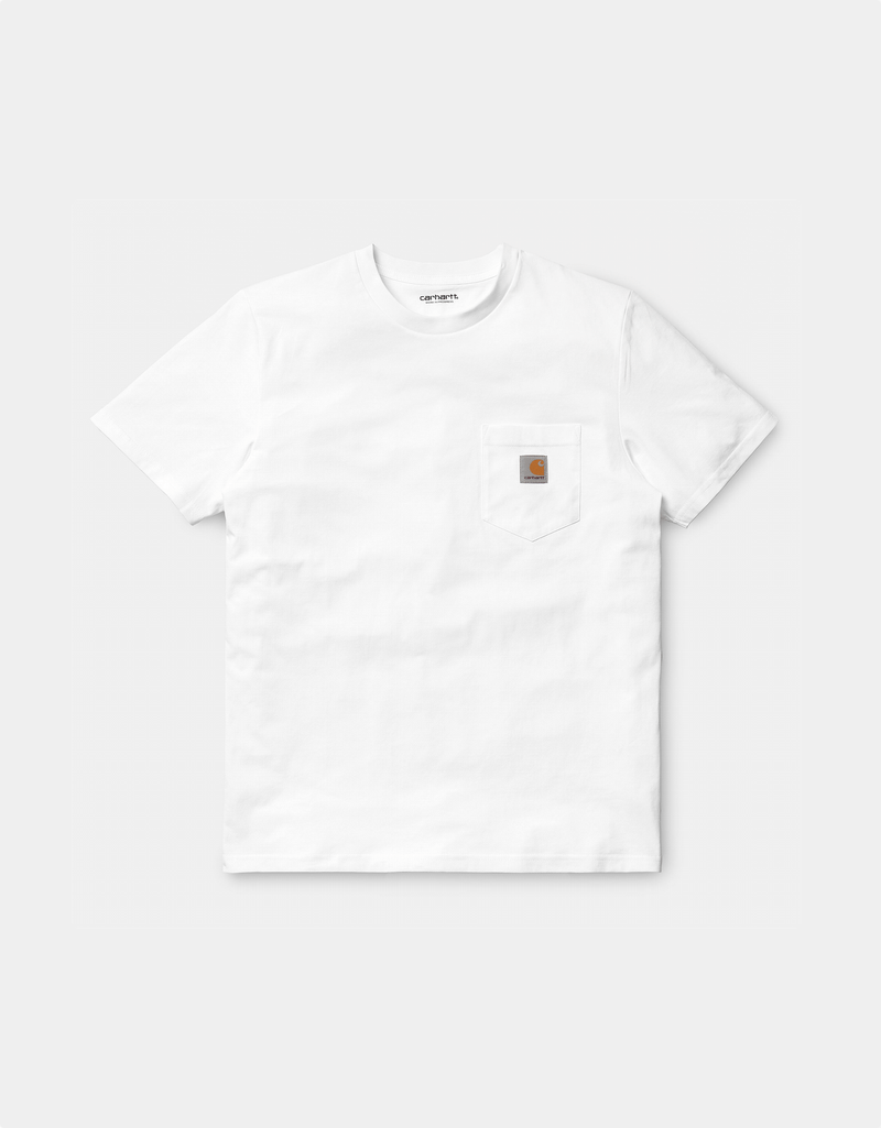 Camiseta S/S Pocket - white - Tequila Sunset