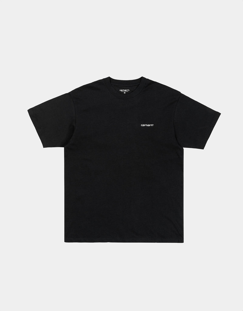 Camiseta s/s script embroidery t-shirt - black / white - Tequila Sunset