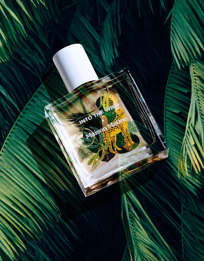 Perfume unisex Into the Wild de Maison Matine con notas de cardamomo, jengibre y chocolate