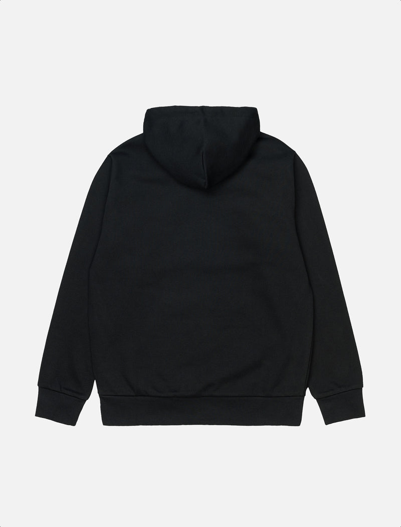 Sudadera Hooded Script Embroidery - black/ white - Tequila Sunset