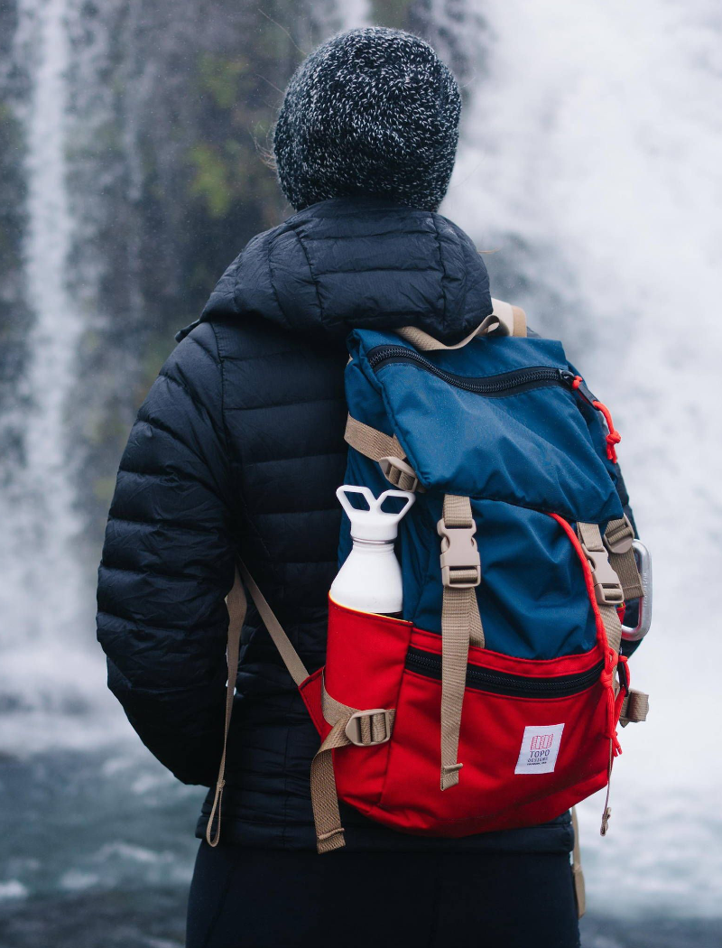 Mochila Rover Pack classic - navy / red recycled